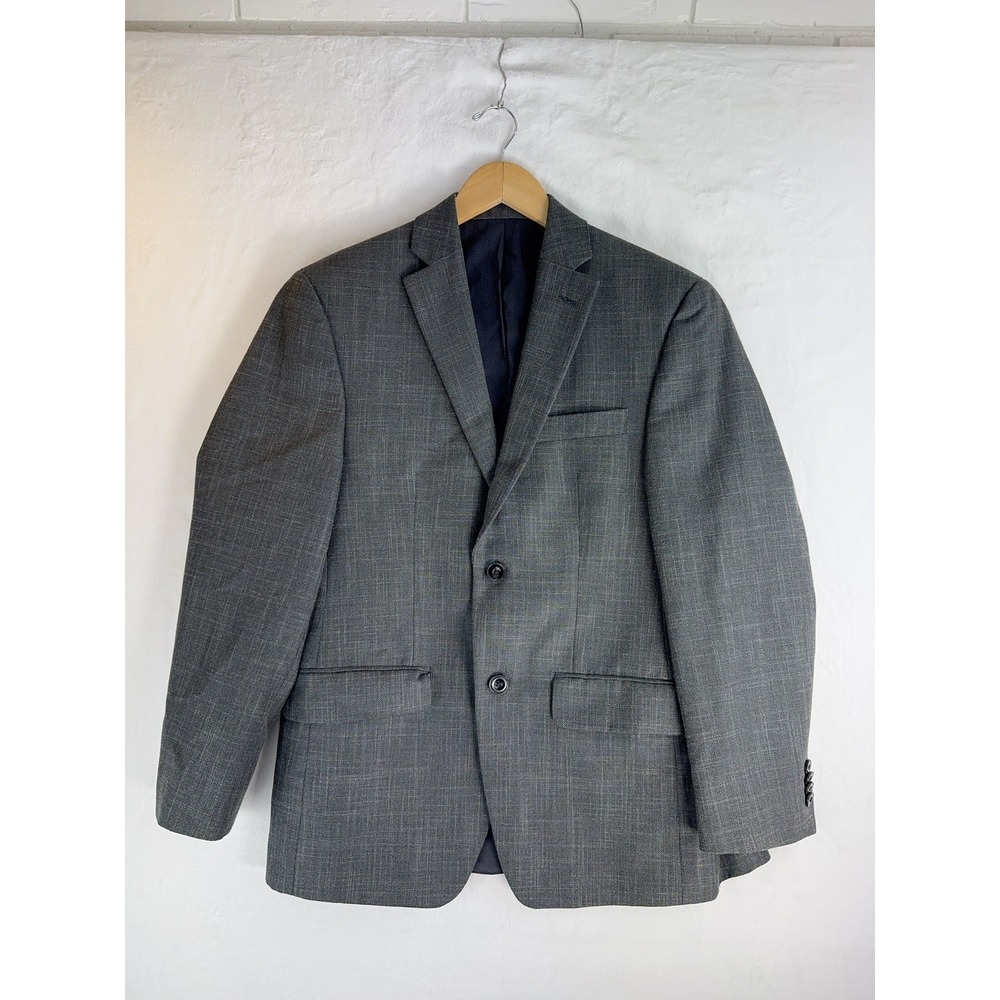 Michael Kors Blazer Mens 36S Gray Two Button Sport Coat Classic Jacket Lined